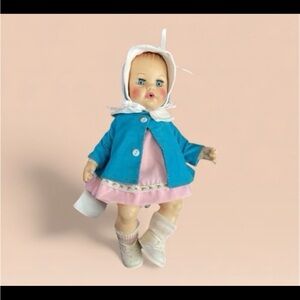 VINTAGE Baby’s First Tiny Tears Doll 1971 13” Vinyl Ideal